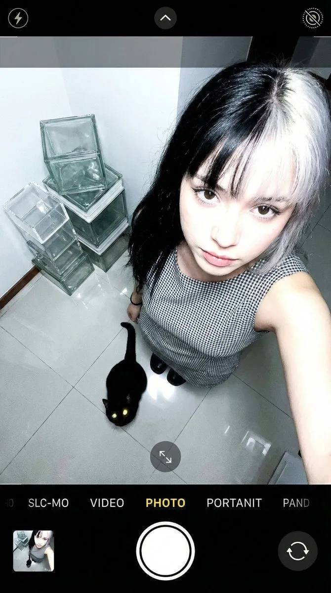 Hair Transformation With Sleeveless Cotton Dress