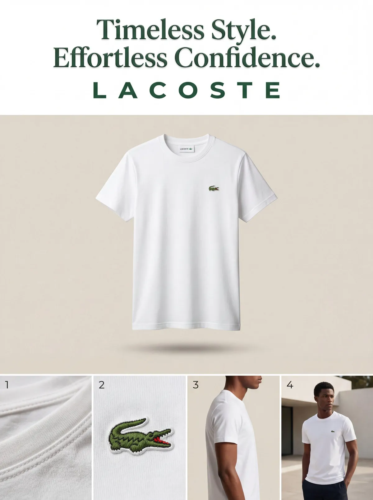 Studio T Shirt Logo Outdoor Lifestyle Shot