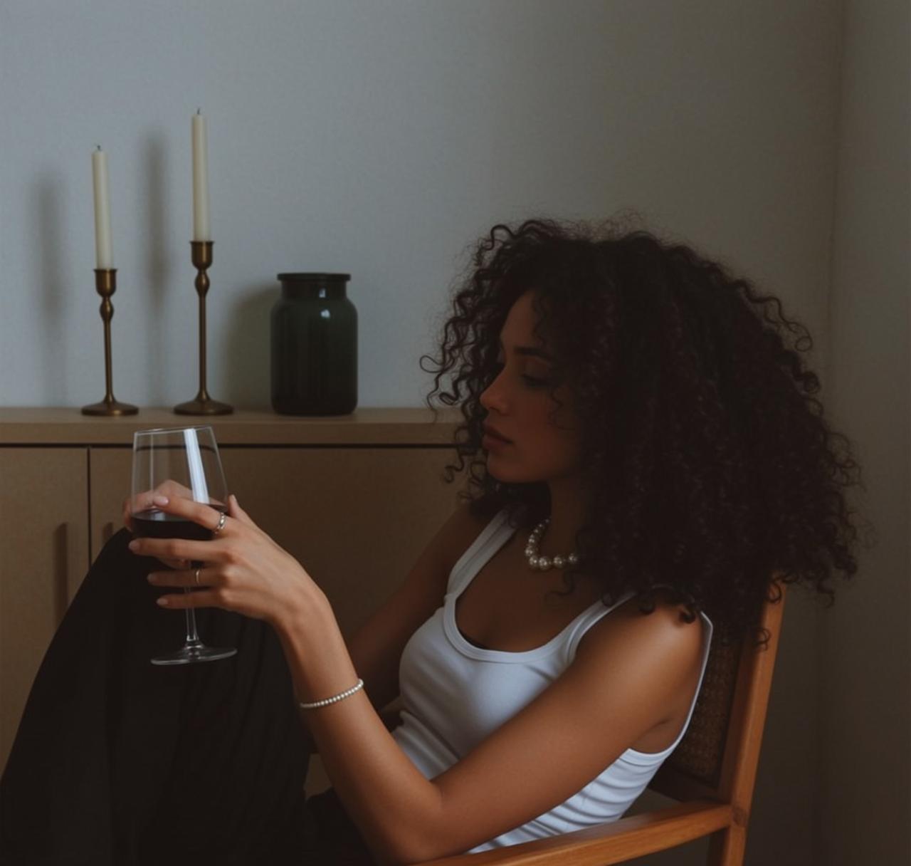 Wine Glass Cabinet Portrait