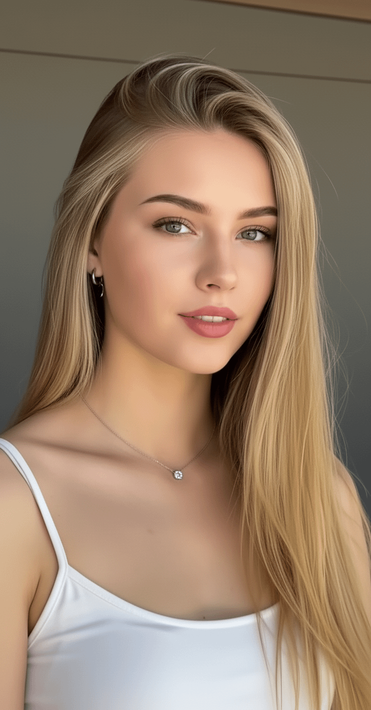 Bored In White Camisole Soft Lighting Neutral Wall