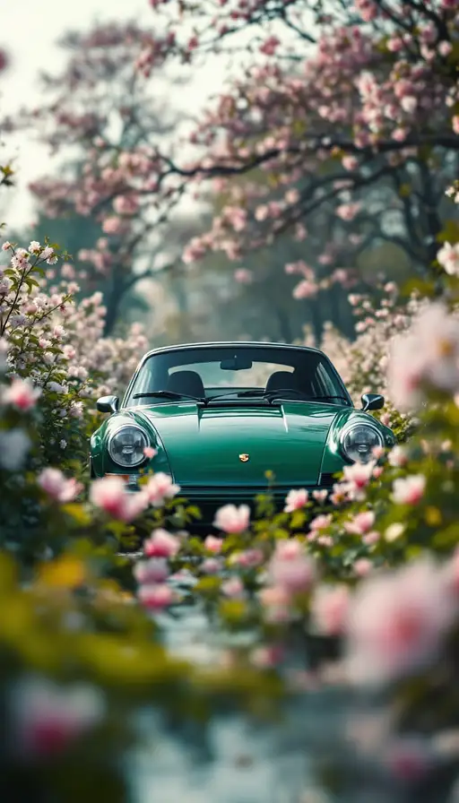 Forest Green Porsche Bloom