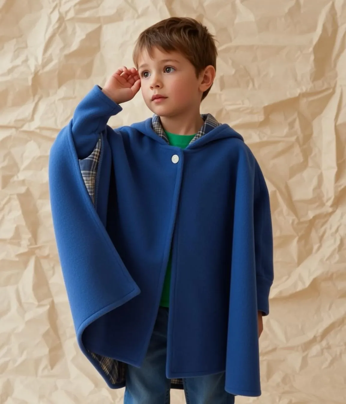 Explore Child Standing Three-quarter Profile Facing Left