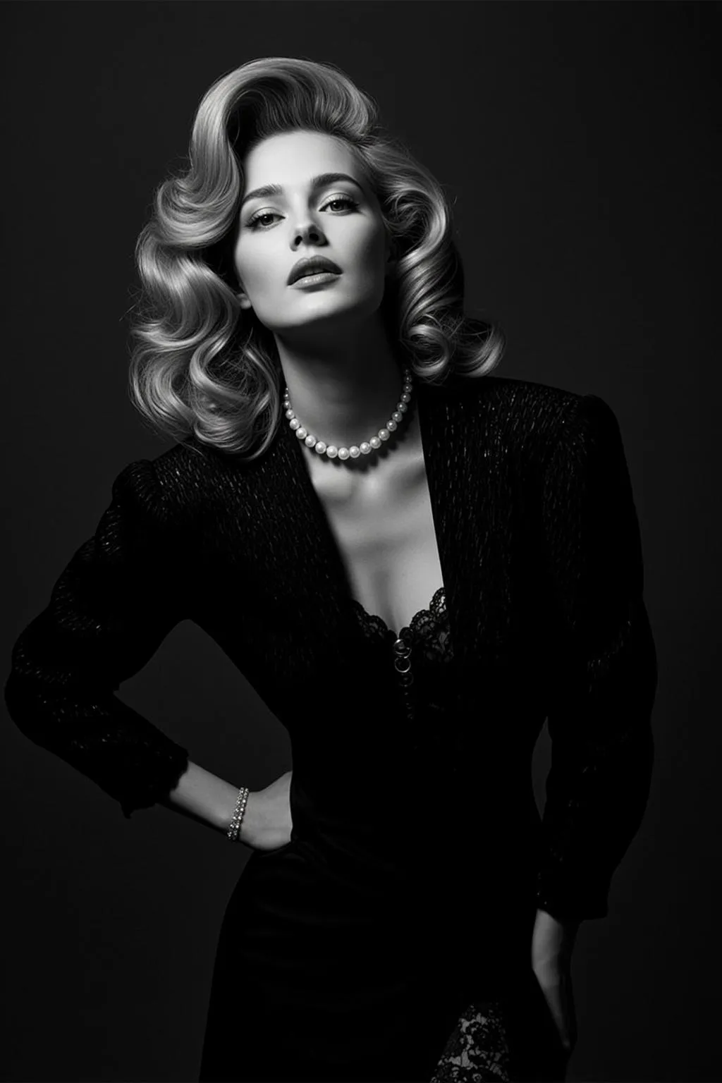 Makeup Necklace And Bracelets In Fashion Portrait