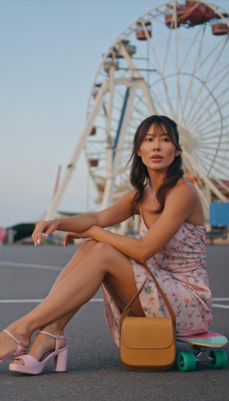 Seaside Amusement Park Parking Lot