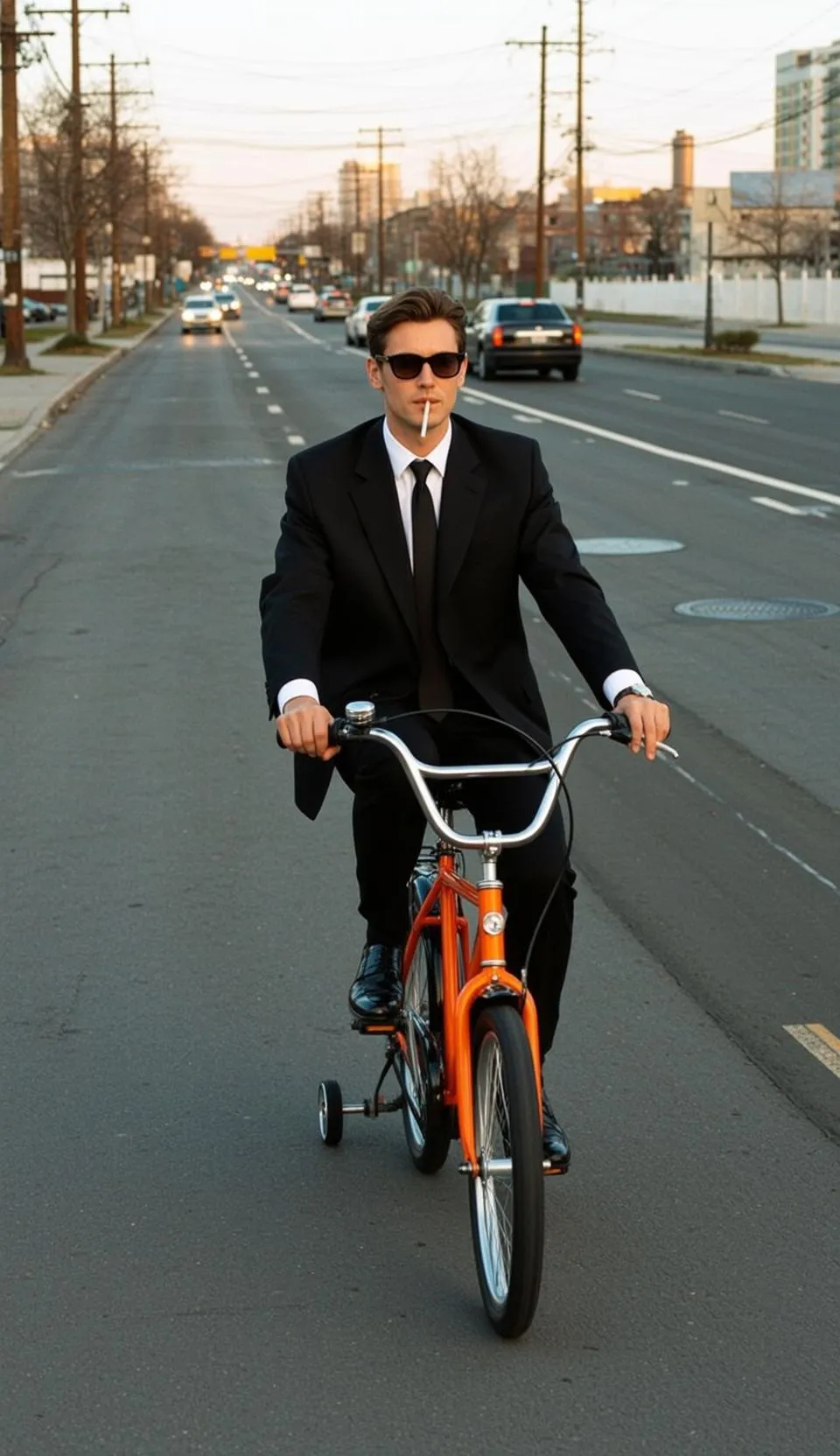 Sunglasses In Suburban Street