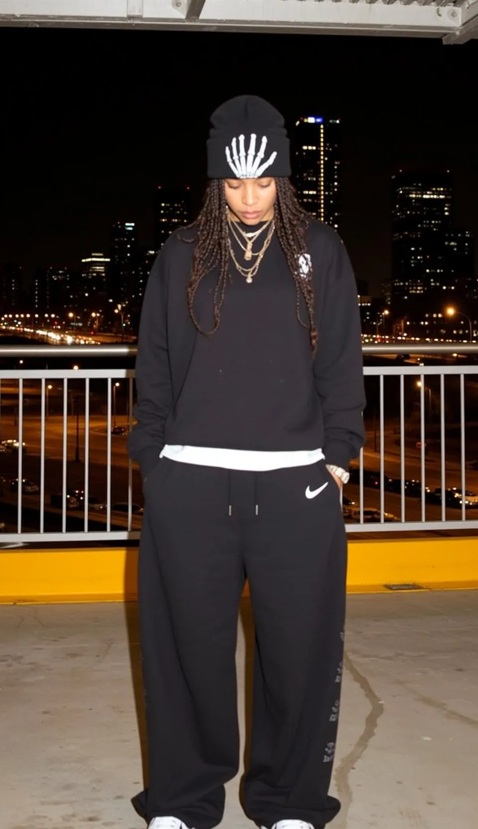Necklace On A Rooftop