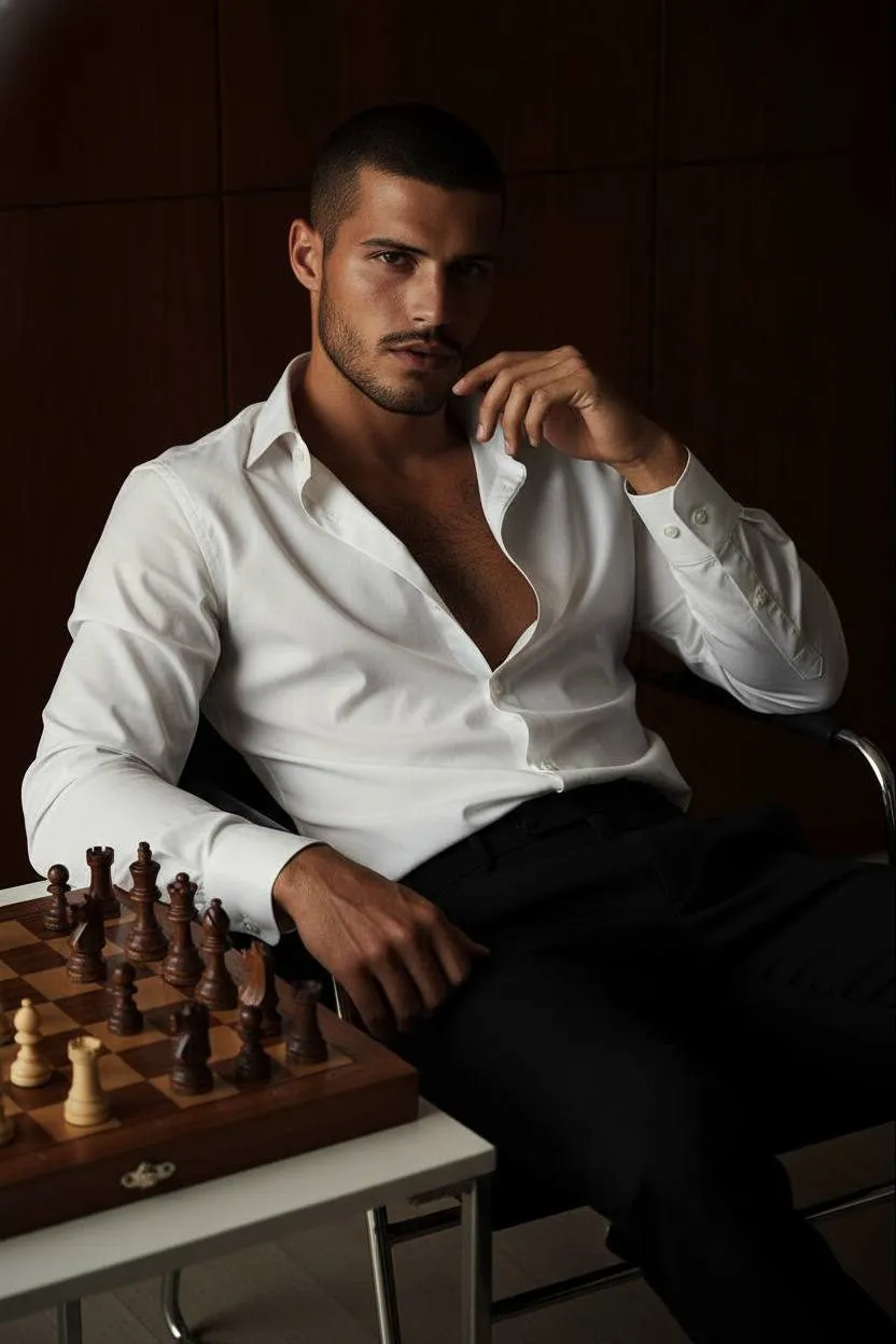 Modern Chess Portrait