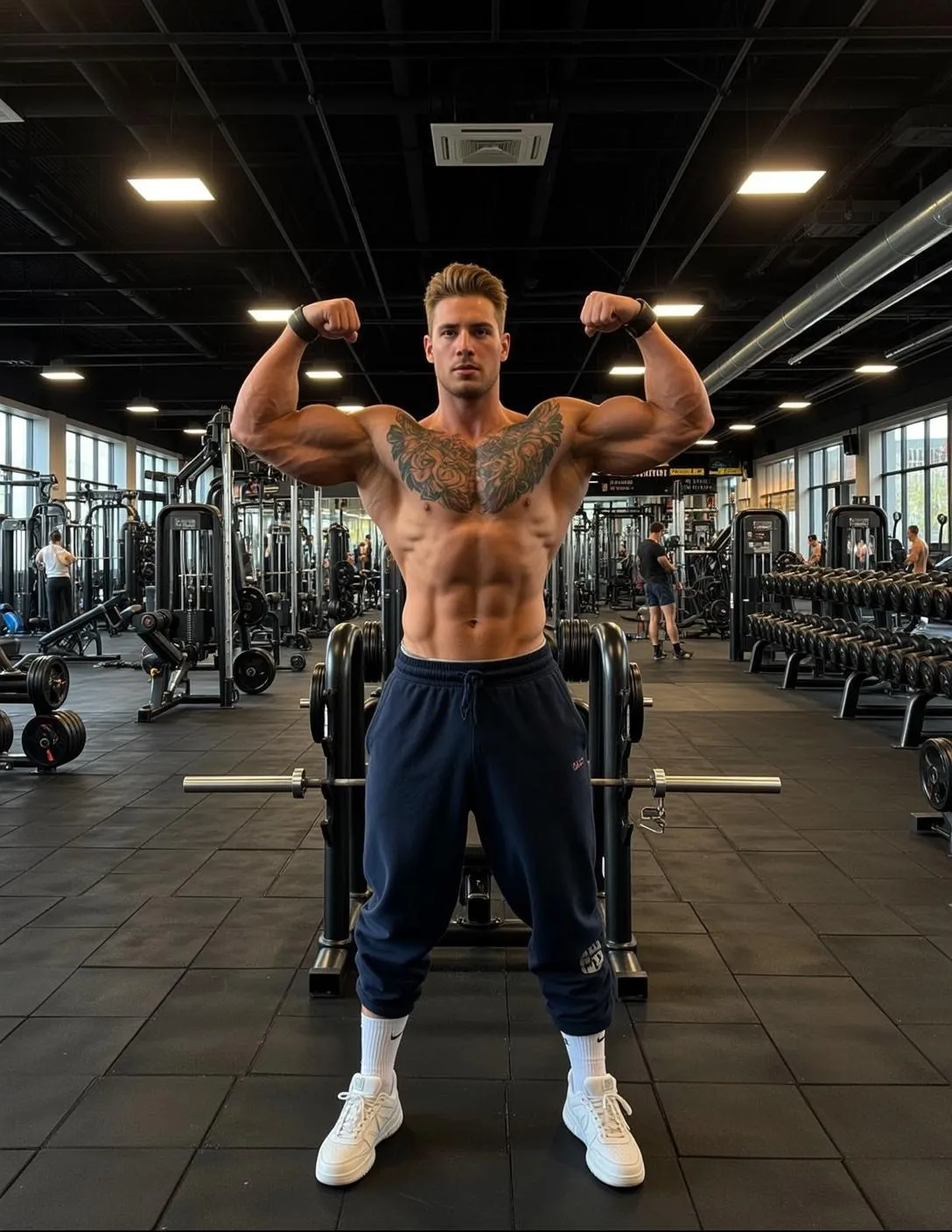 Tattoos In Gym Portrait