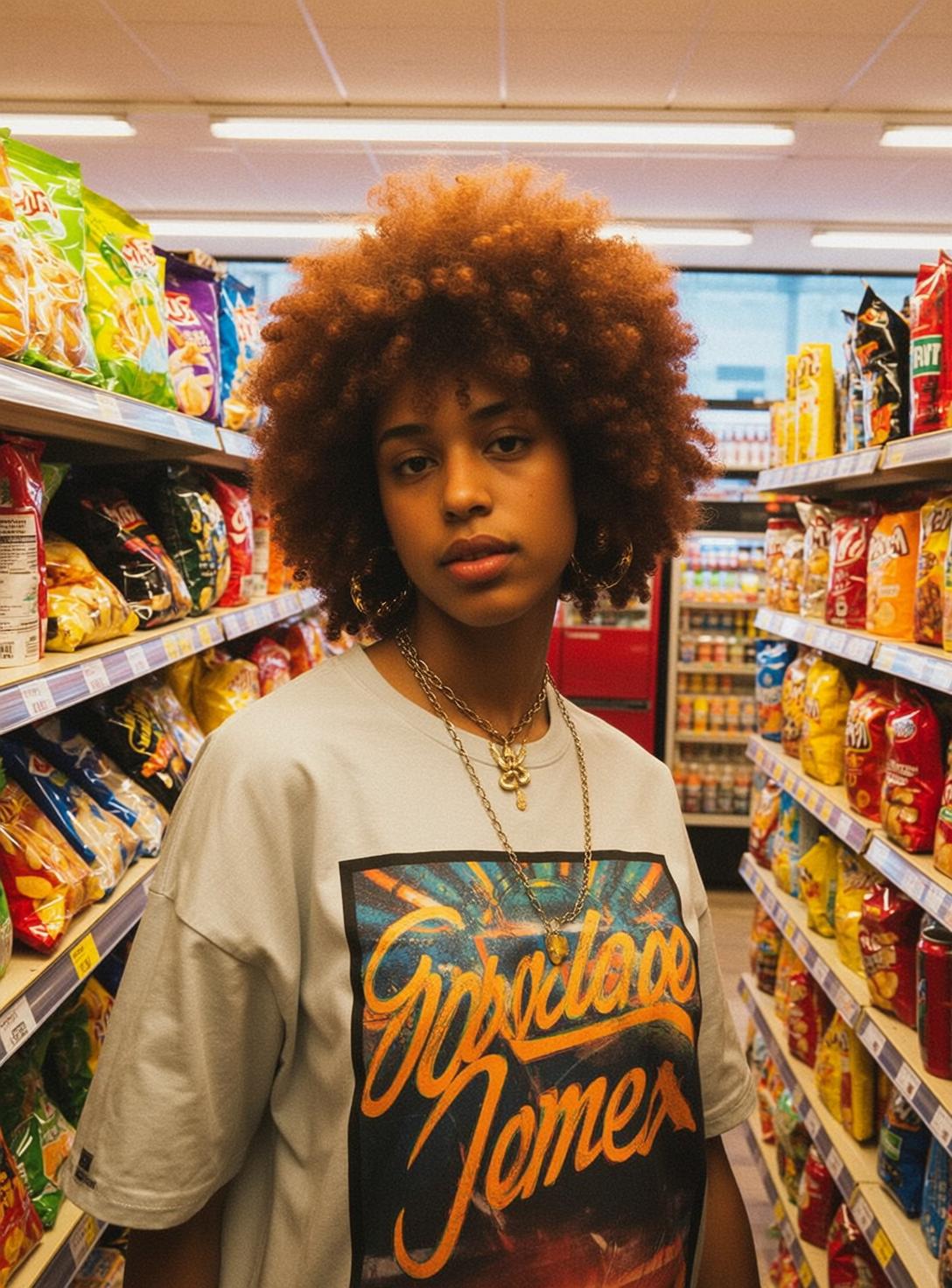 Graphic Tee Layered Necklaces