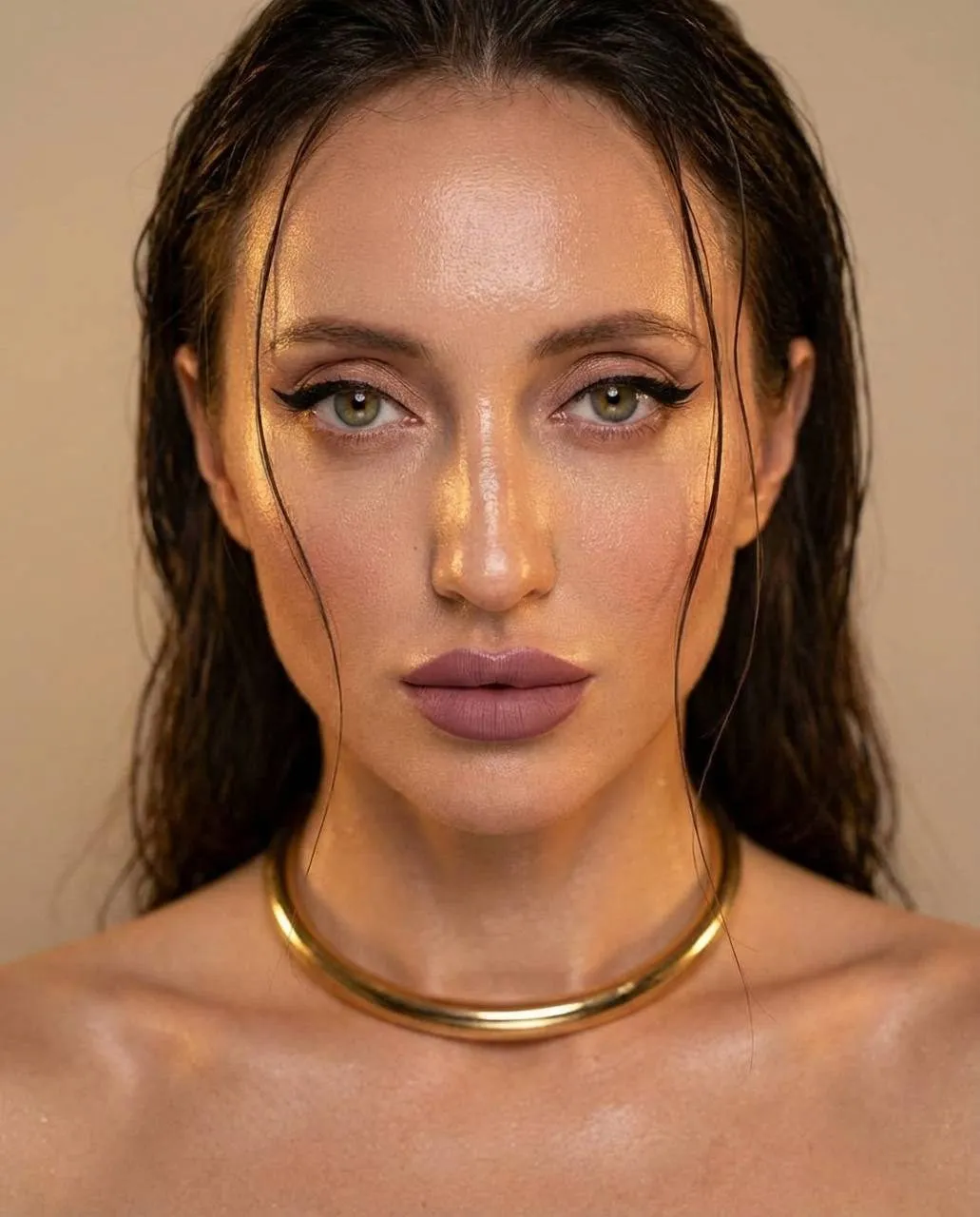 Makeup And Necklace In Fashion Portrait