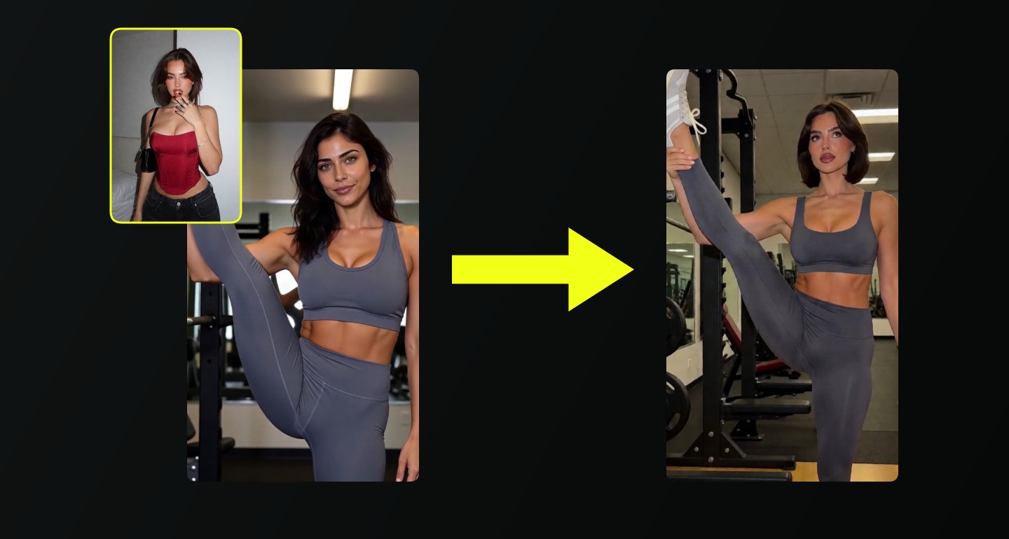 Natasha remix walkthrough for Standing Split Stretch Gym Fluorescent Lights
