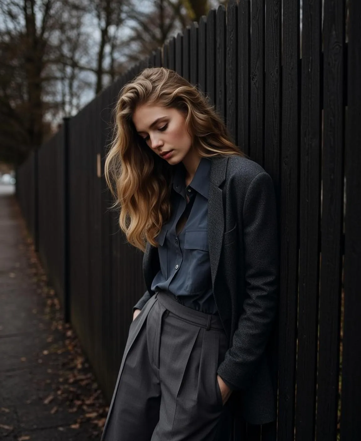 Autumn Young Long Wavy Blonde Fair Dark