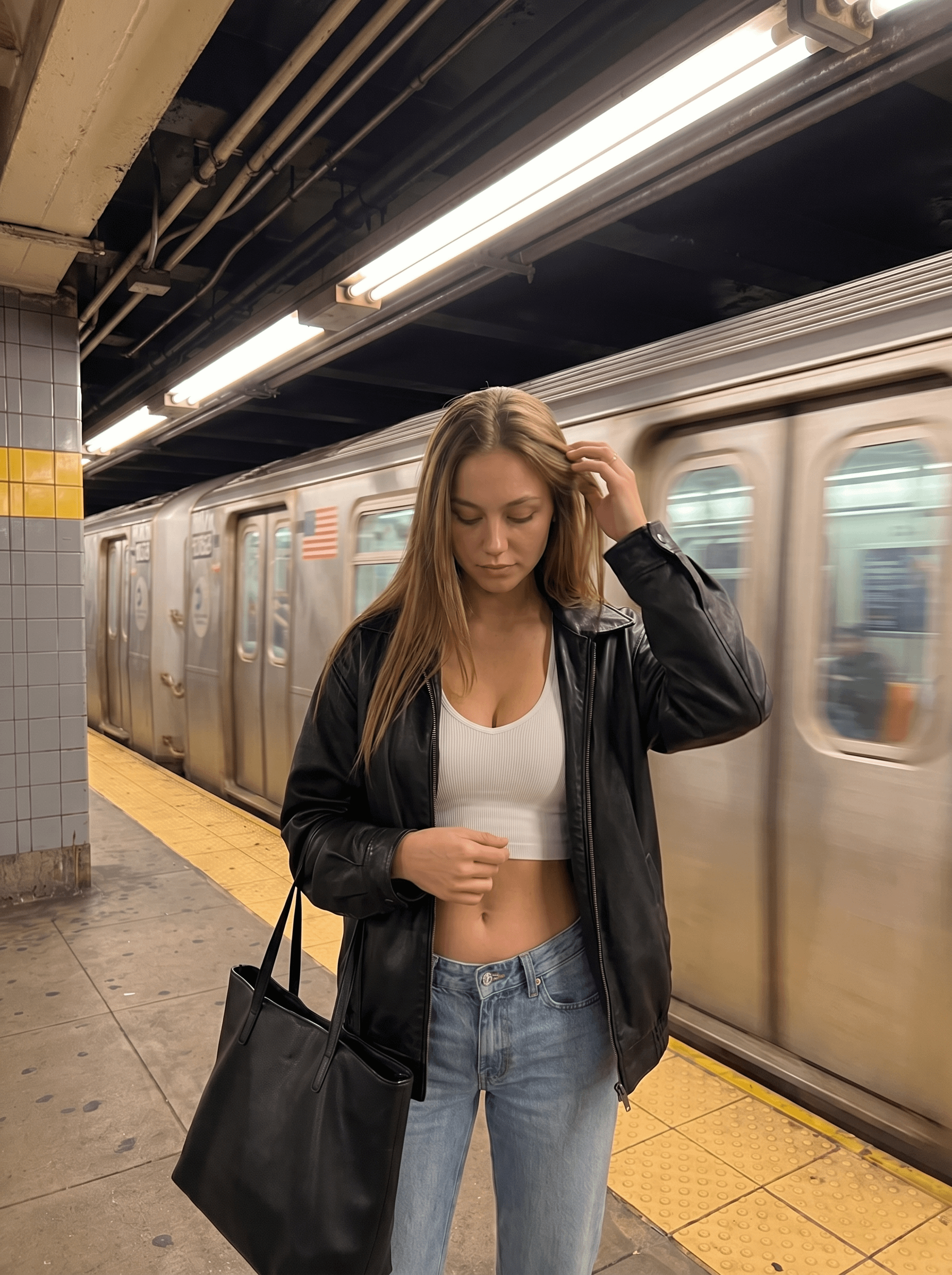 Ai Influencer Looking At Camera