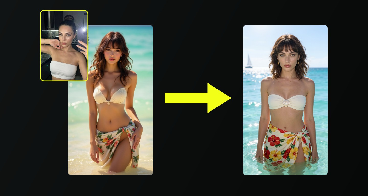 Lily remix walkthrough for Tropical Ocean Bikini Sarong