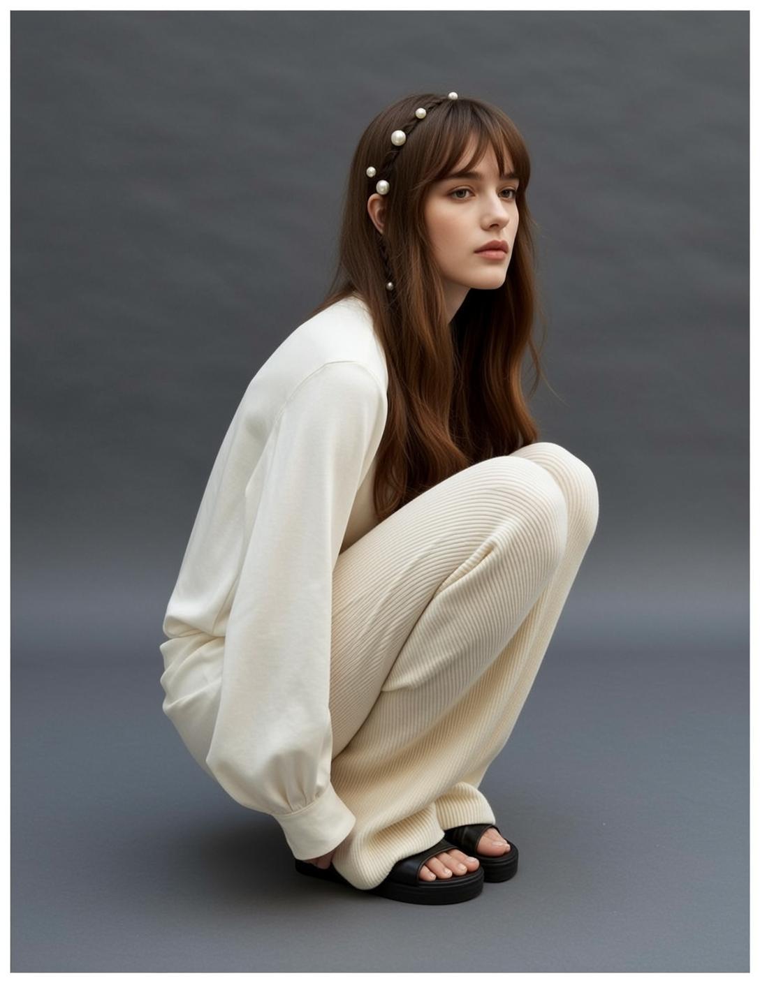 Cream Sweater Crouch Studio