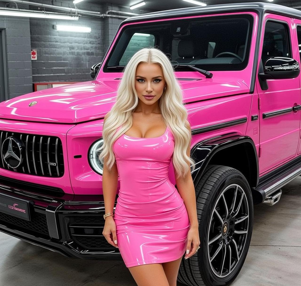 Pink Latex G Wagon