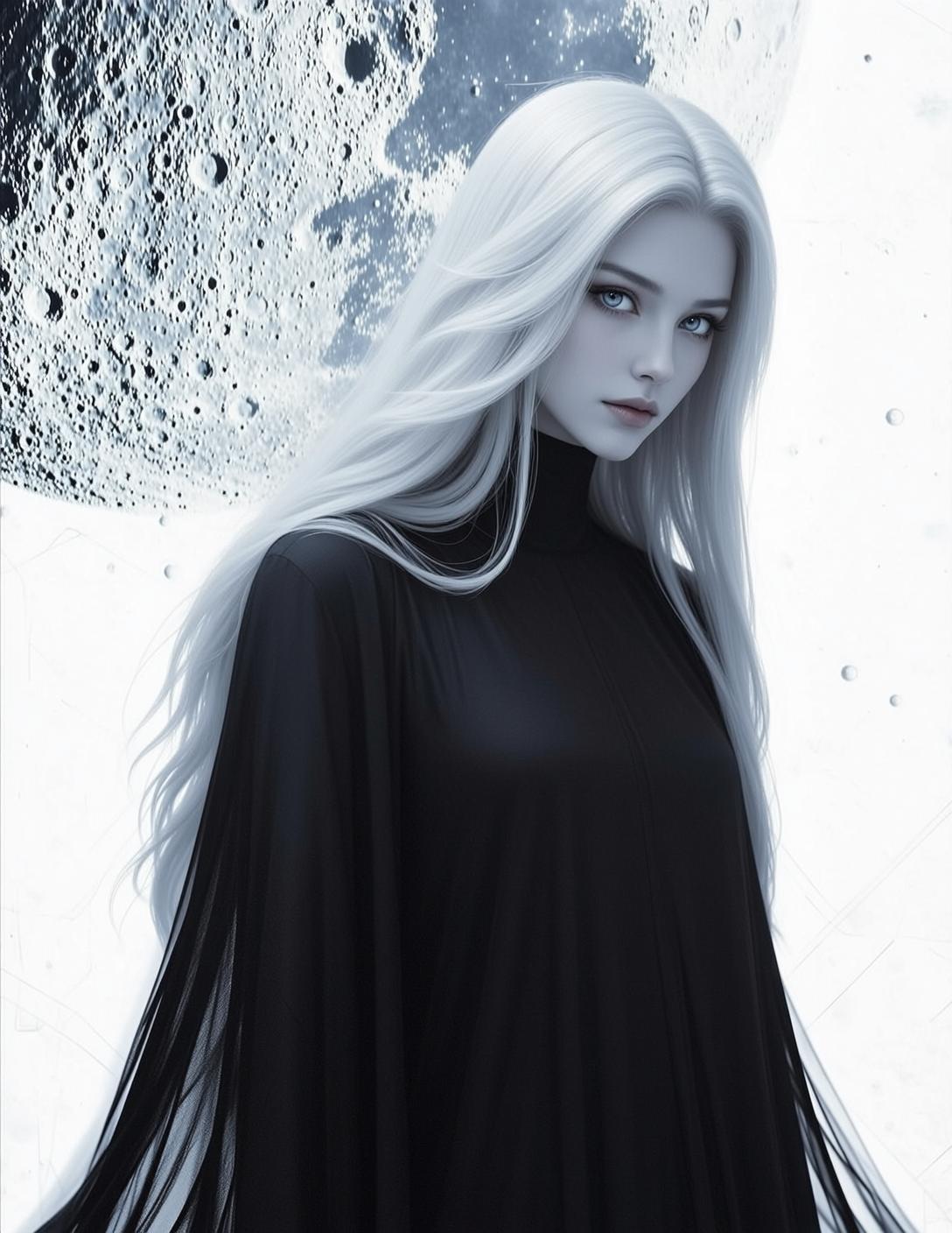 Sheer Black Editorial Portrait