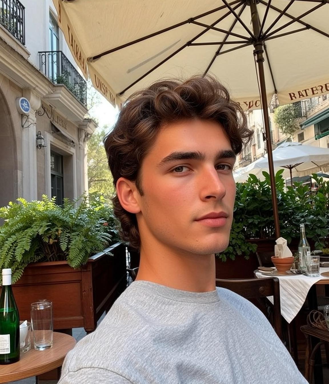 Explore Captured Close-up Head-and-shoulders Angled Slightly Towards