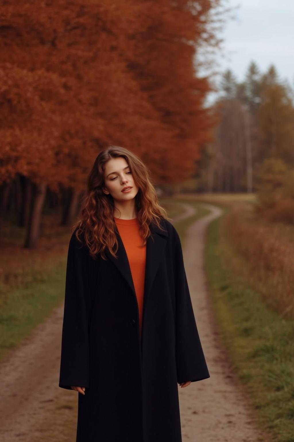 Black Coat Forest Path