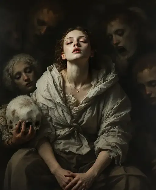 Surreal Caravaggio Portrait