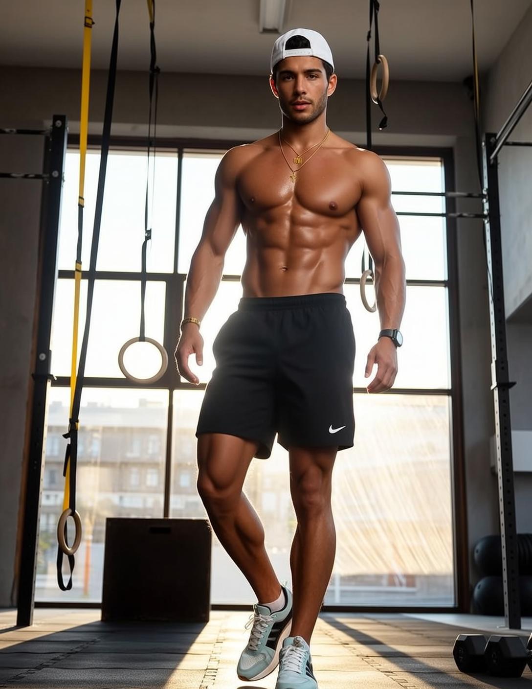 Gym Rings Black Shorts
