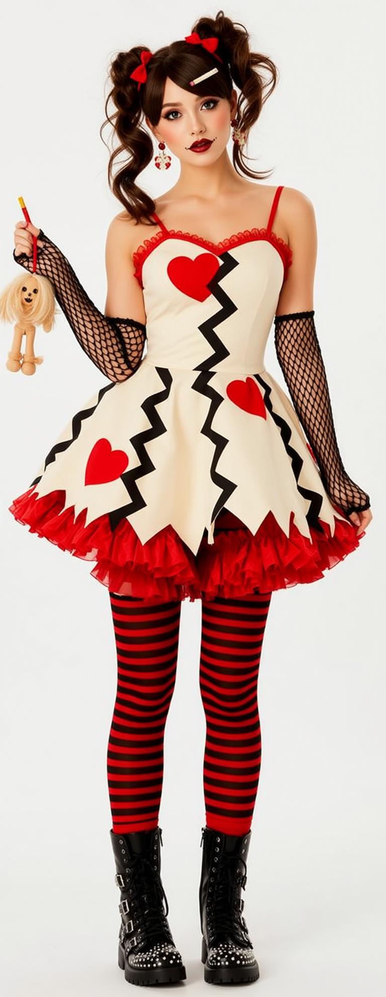 Pigtail Doll Studio Portrait