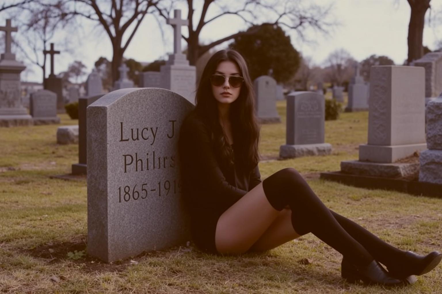Cemetery Shirt Portrait