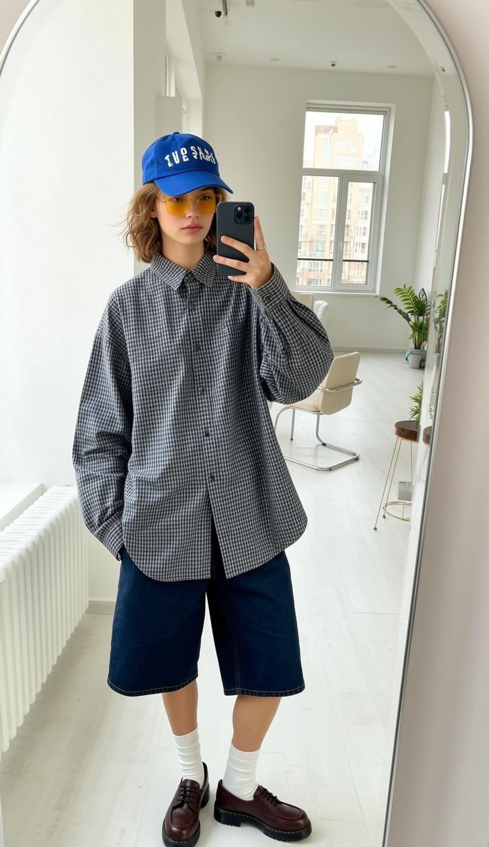 Casual Young Short Wavy Brown Fair Oversized