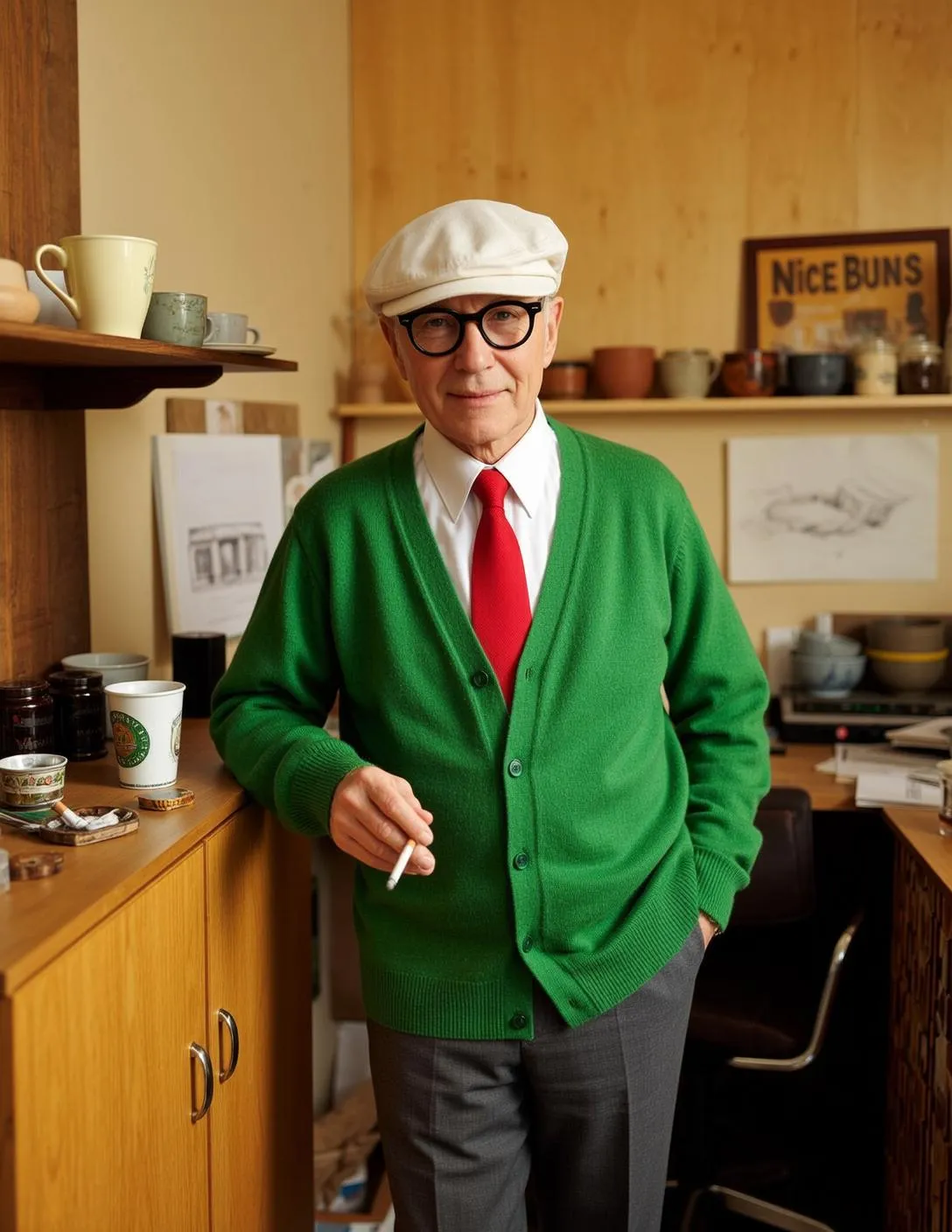Glasses In A Fashion Portrait