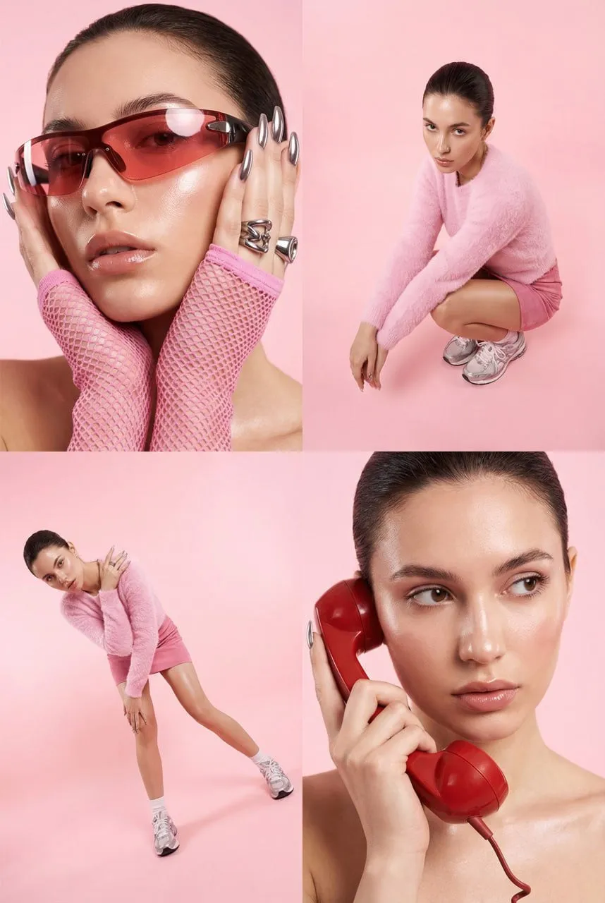 Sunglasses In A Y2k Fashion Studio Collage