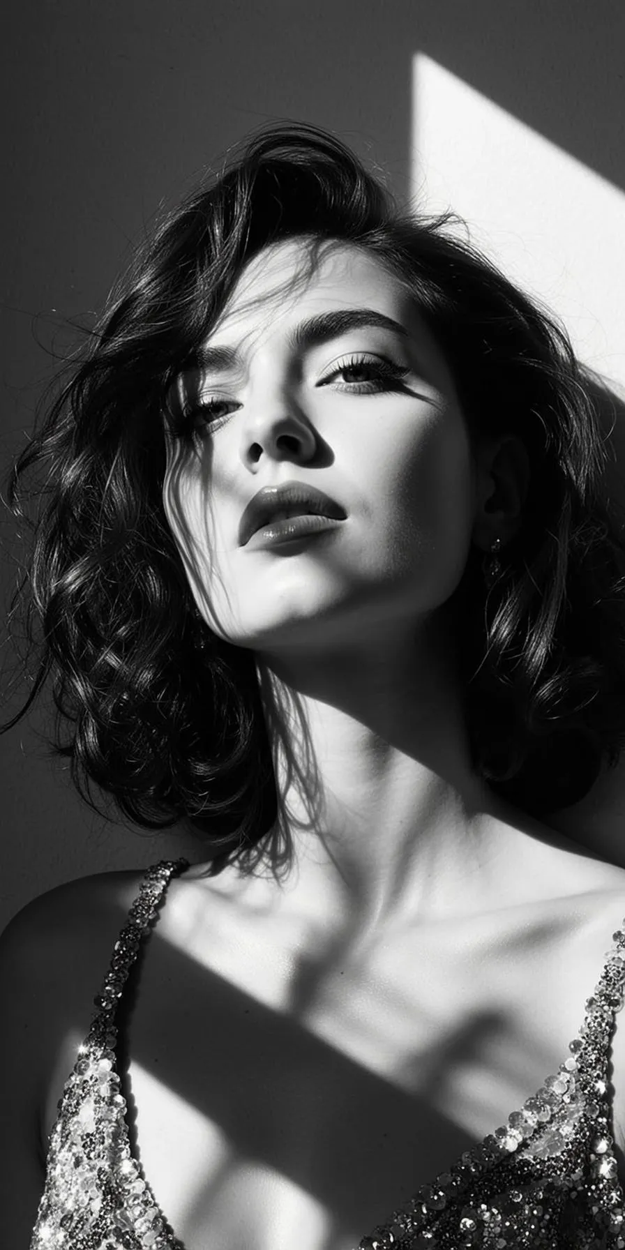 Makeup And Earrings In Fashion Portrait