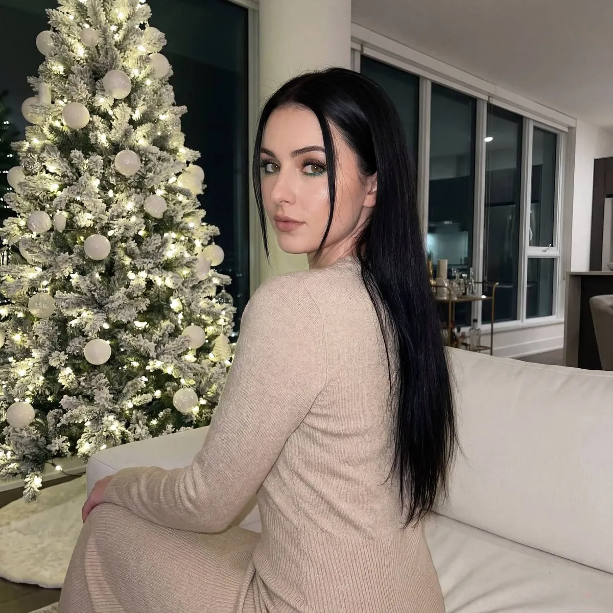Christmas Tree Sofa Dress