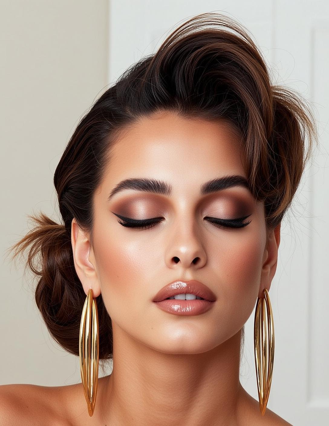 Eyes Closed Serenity Portrait