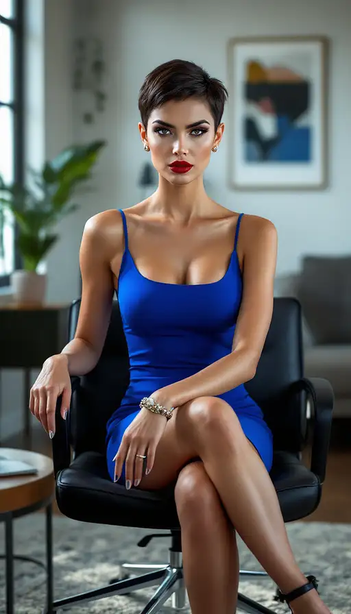 Front View Fashion Model