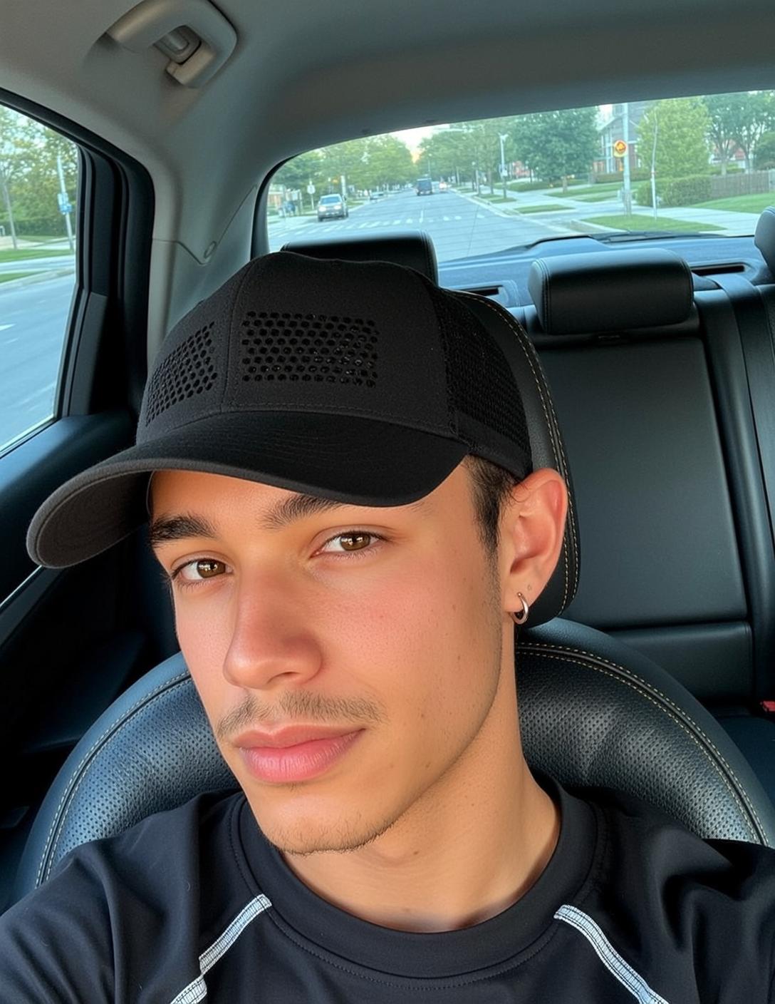 Black Cap Passenger Seat
