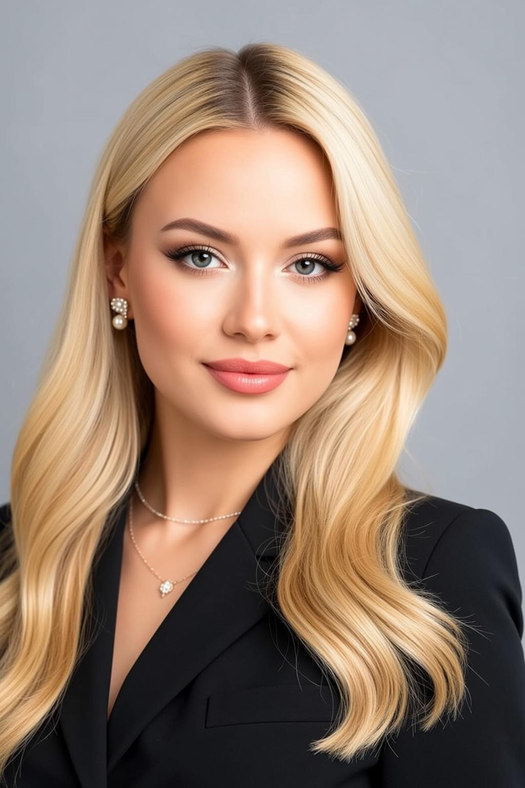 Black Blazer Studio Portrait