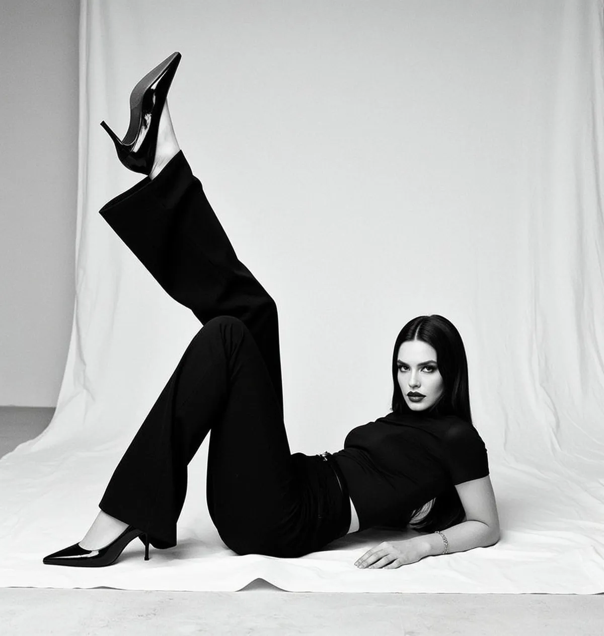 Makeup And Bracelets In Studio Portrait
