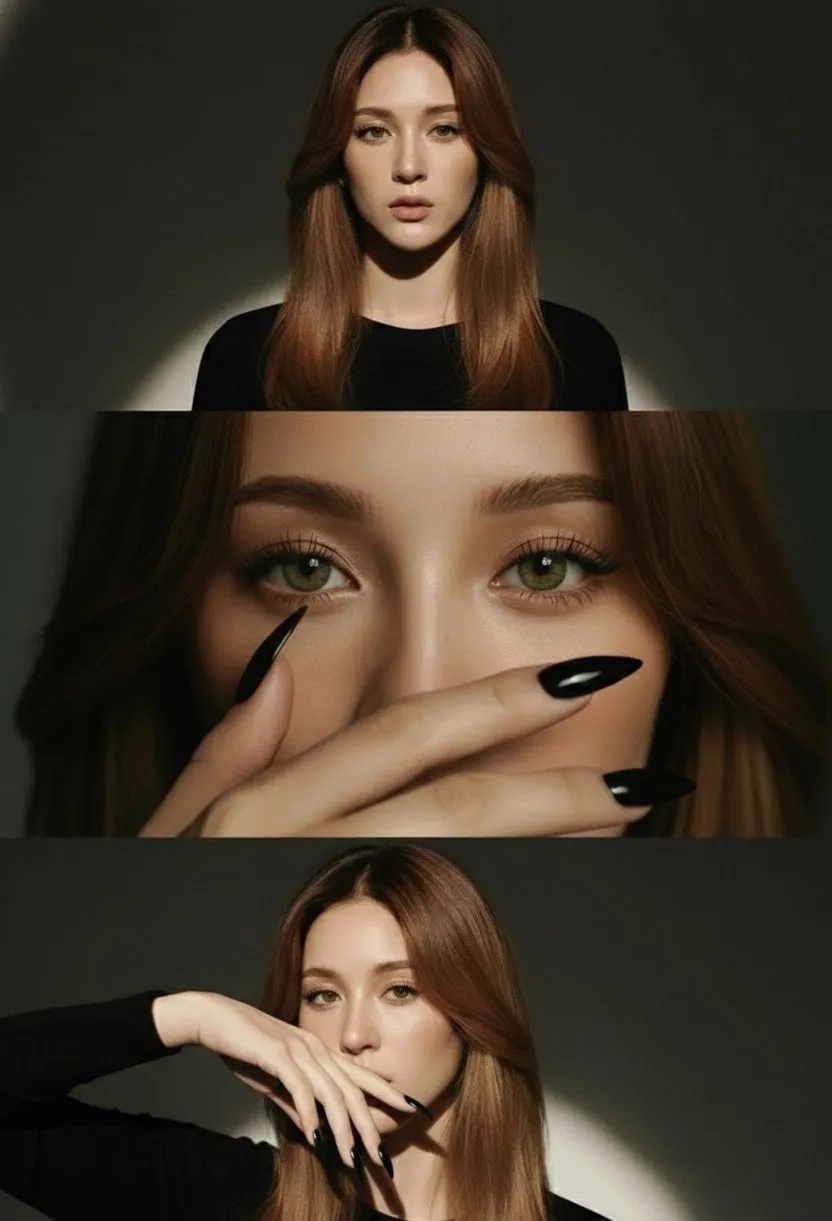 Objective Create Fashion Editorial Studio Presented As Triptych