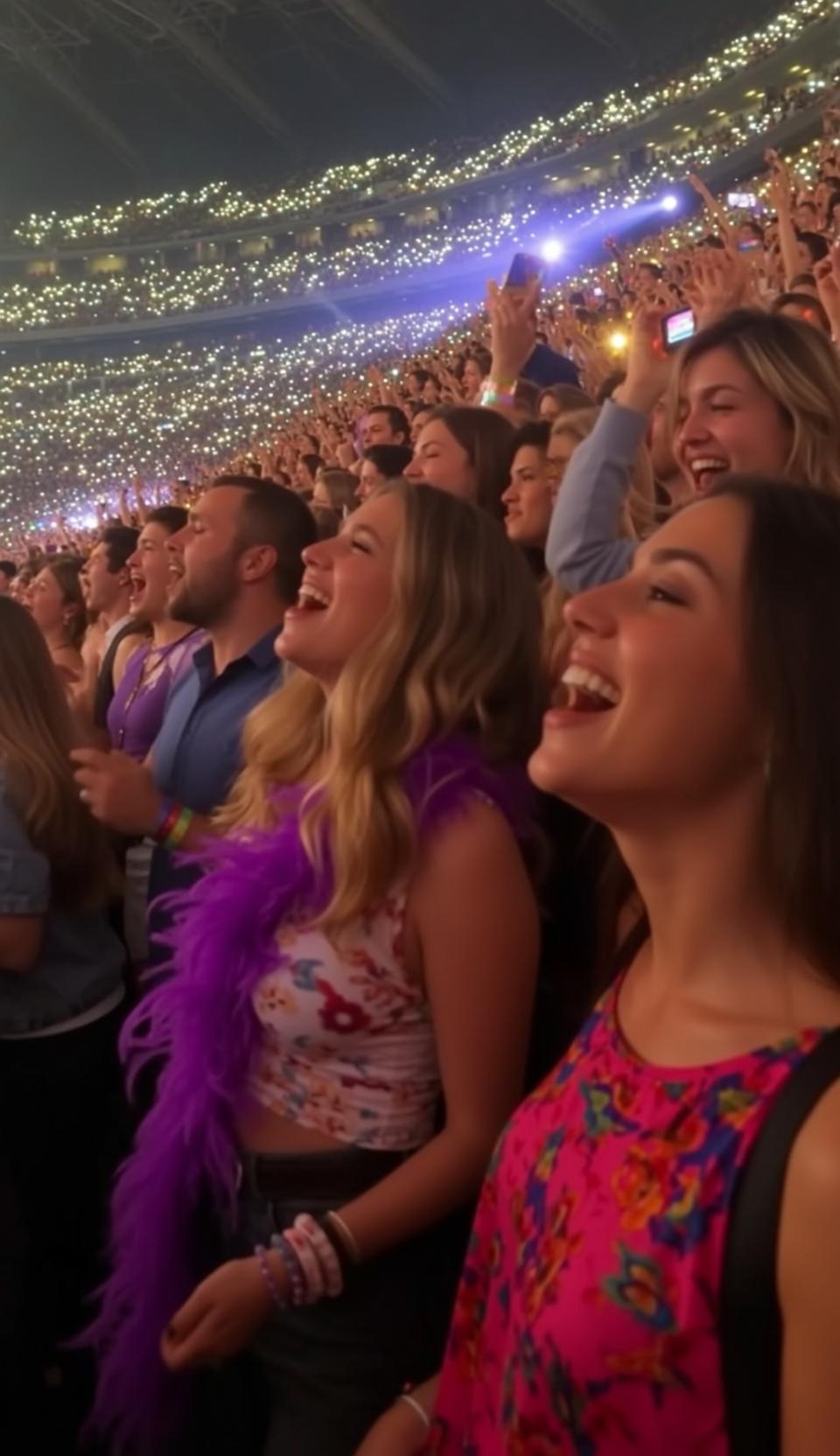 Explore Captures Medium Crowd Indoor Concert Focus