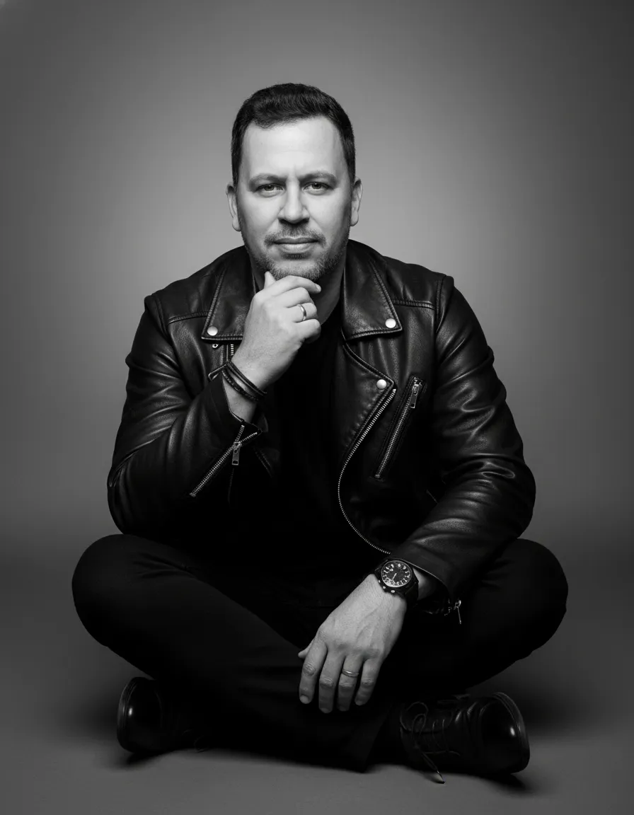 Bracelets And Rings In Studio Portrait