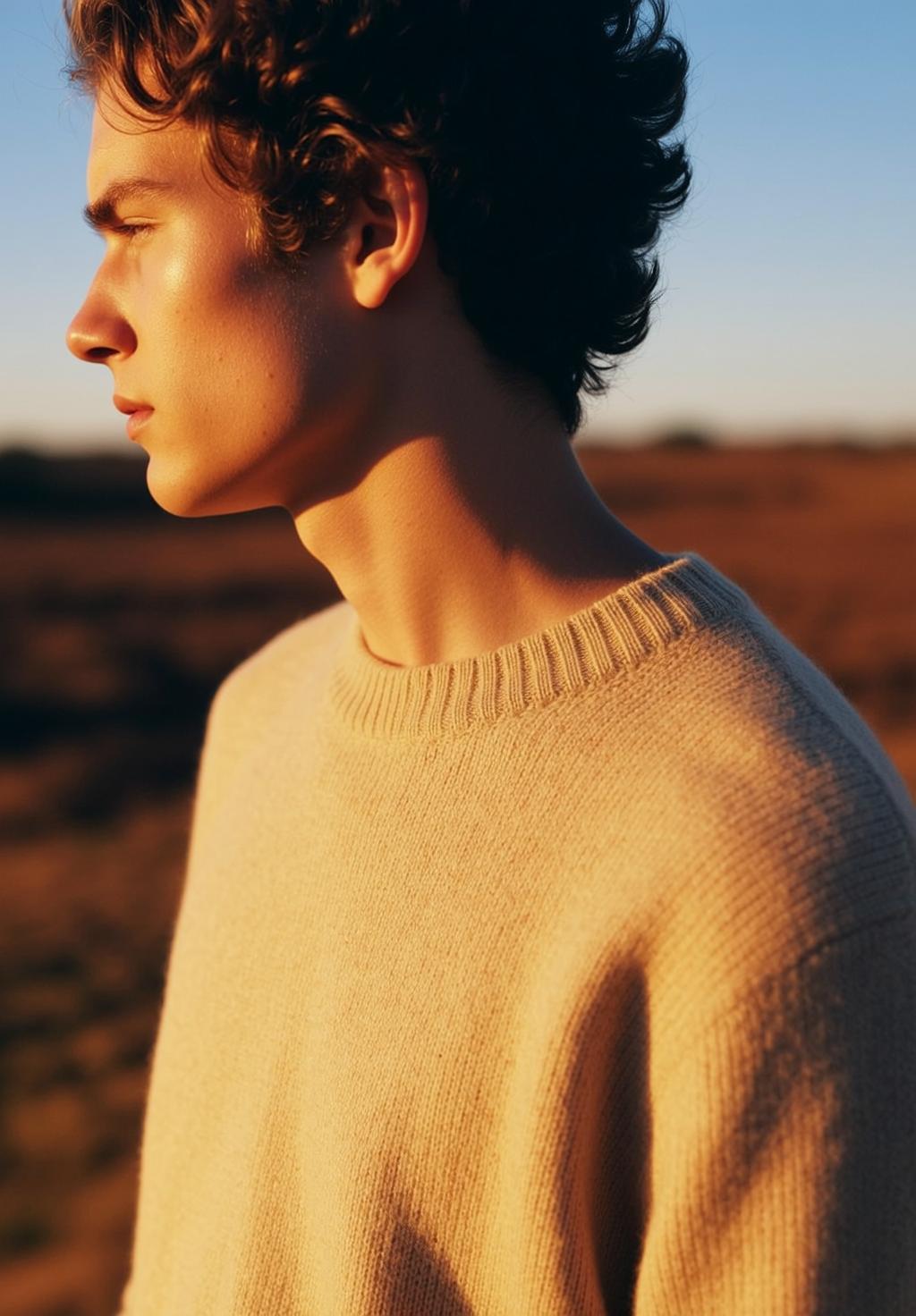 Explore Medium Captures Young Profile Facing Left