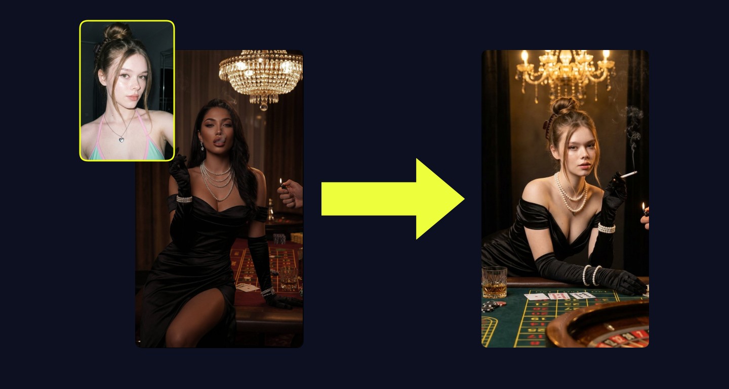 Mila remix walkthrough for Elegant Woman Casino Table Roulette Wheel Vintage Lighting