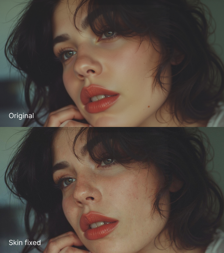 Realistic Skin Enhancement Portrait Pack