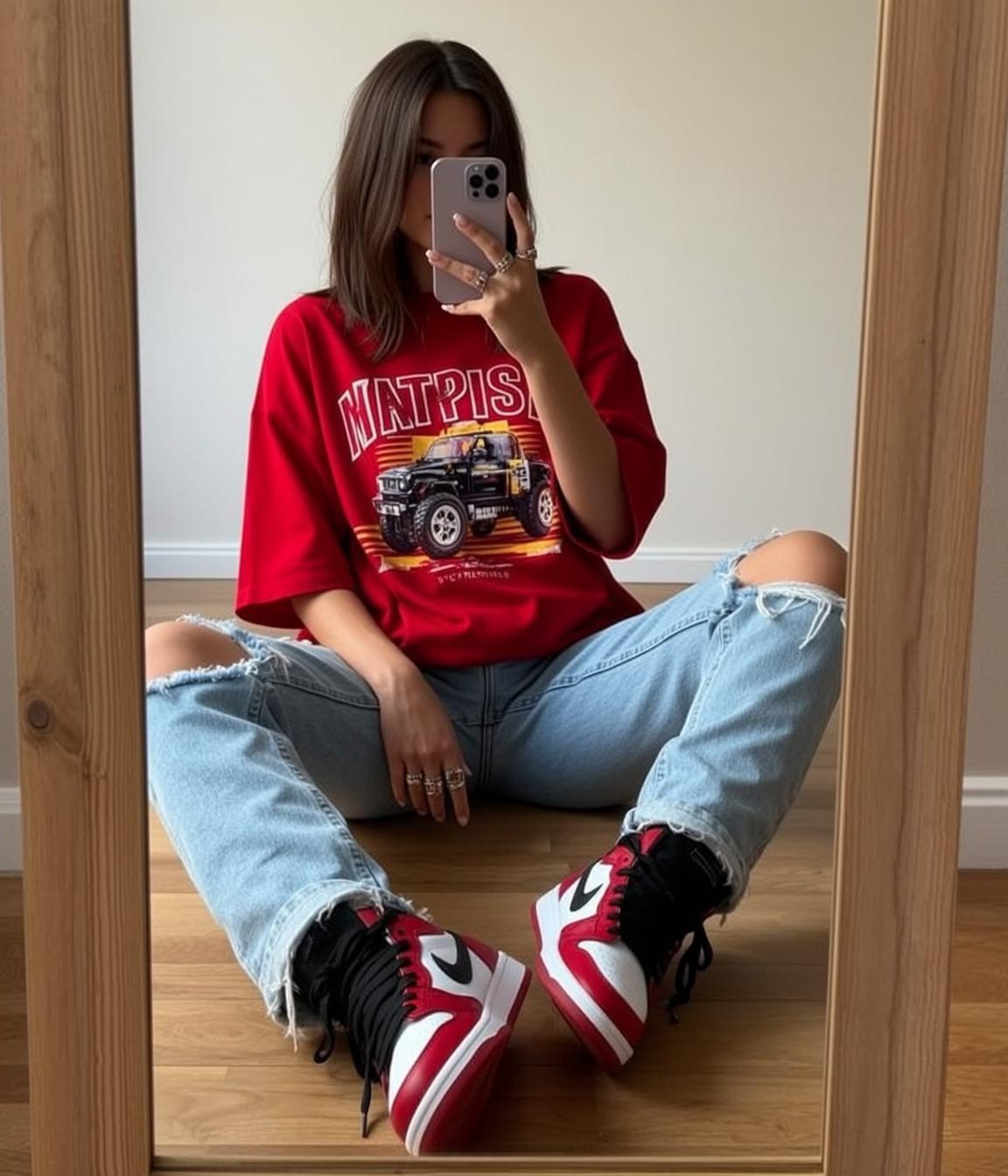 Skater Young Medium Length Brown Hair Fair