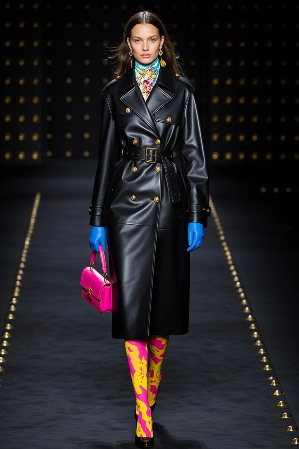 Fashion Week Young Dark Brown Long Straight