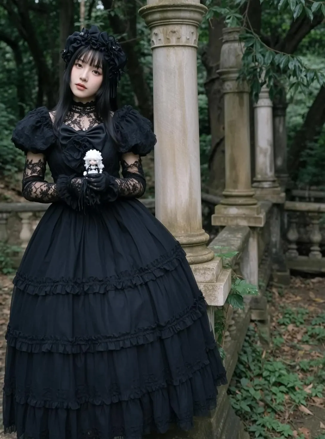 Doll Overgrown Garden