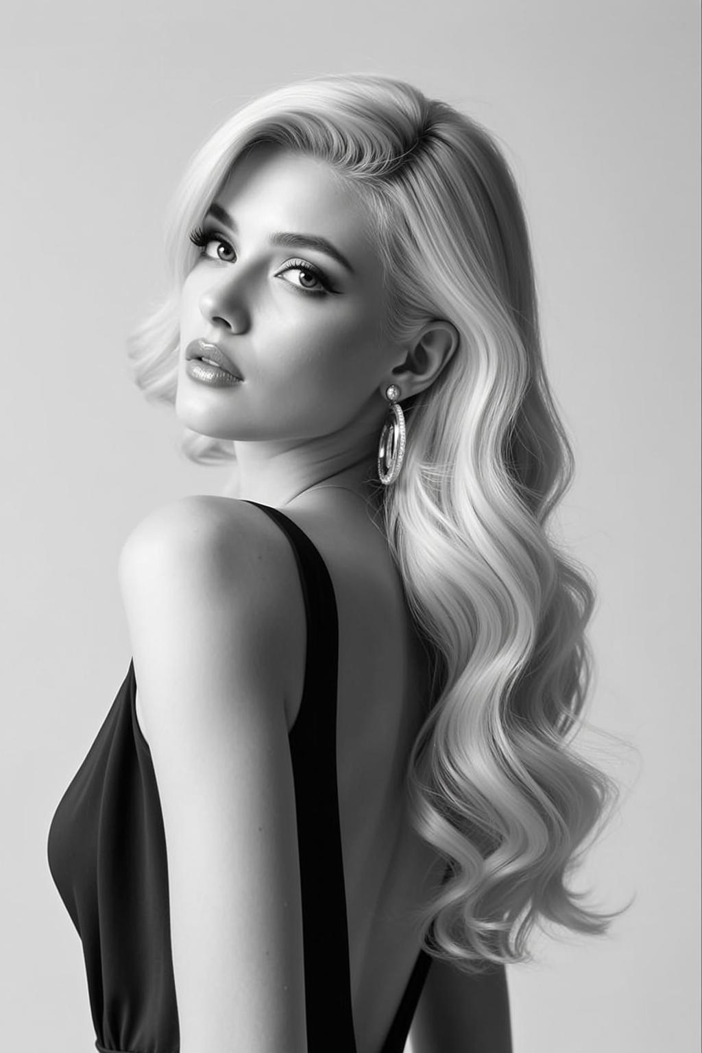 Shoulder Turn Glam Portrait