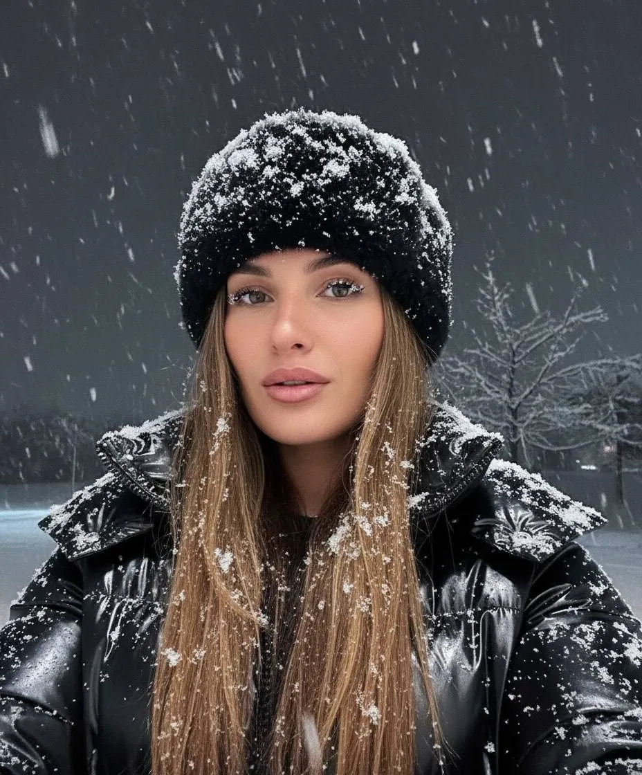 Snowflake Portrait Selfie
