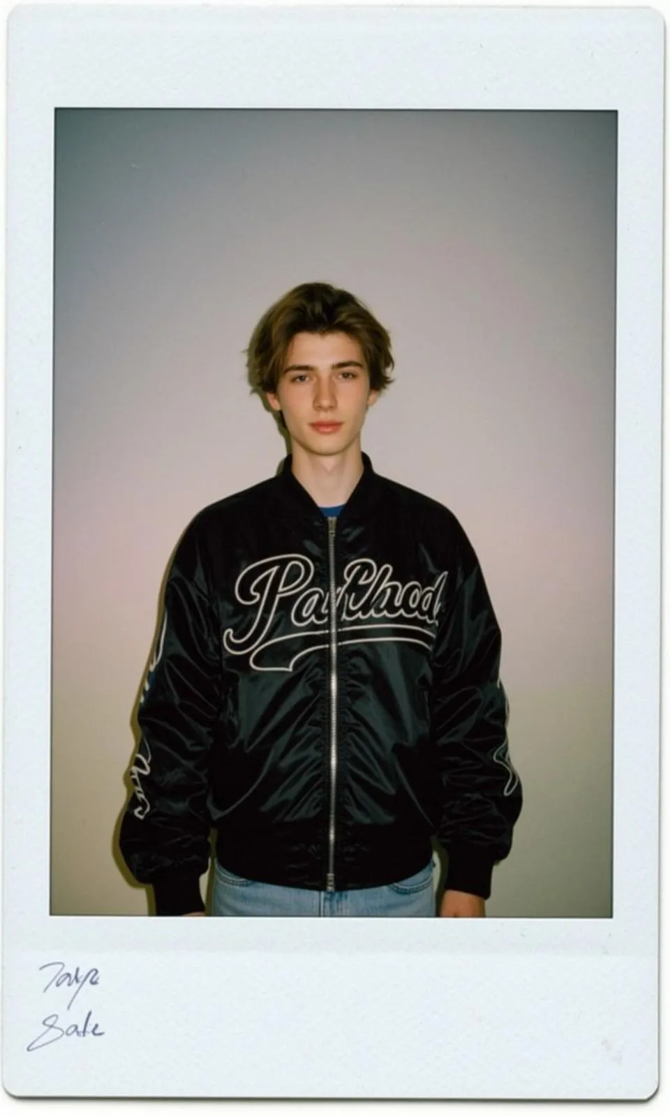 Bomber Jacket Candid Portrait