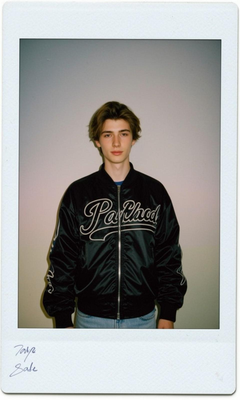 Bomber Jacket Candid Portrait